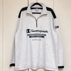 90s チャンピオン Champion ハーフジップ スウェット ゴールドウィン