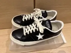 CONVERSE ONE STAR J ブラックレザー スニーカー