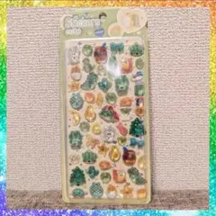 ㊵ うるちゅるドロップシール グリーン ぷくぷくシール まとめ買い