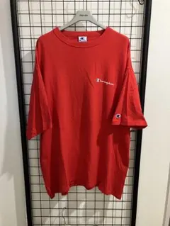 ヴィンテージ チャンピオン ワンポイントTシャツ 赤 XLのサムネイル