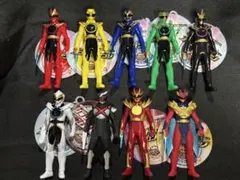 バンダイ ナンバーワン戦隊ゴジュウジャー 戦隊ヒーローシリーズ ソフビ9体セット