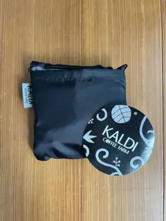 KALDI エコバッグ To be Happy ブラックのサムネイル