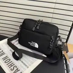 韓国THE NORTH FACE ブラックショルダーバッグ