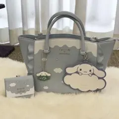 完売品 サマンサベガ シナモロール ビジュー フラッター バッグ 小 チャームのサムネイル