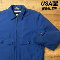 80s 90s USA製 ワークジャケット ライナー付 キルティング 短丈