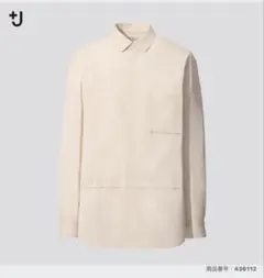 UNIQLO +J　スーピマコットンオーバーサイズシャツ メンズM 新品未使用のサムネイル