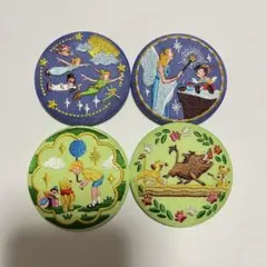 ディズニー刺繍缶バッジ　4点セット