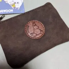 【新品】ムーミン スエード調 キーポーチ 小銭入れ コインケース ICケース