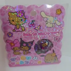 ま*ぁ様 クラックス 正規品 サンリオキャラクターズ おはじきシールフレーク