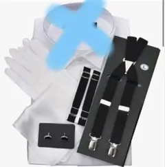 結婚式　タキシード　小物　カフス　グローブ　新郎