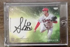 シェーン・ビーバー 直筆サインカード 直書き topps MLB ガーディアン