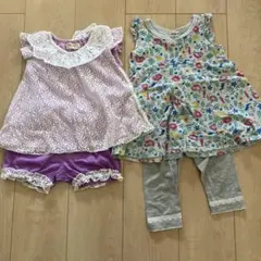 女の子90㎝　セットアップまとめ売り