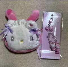 サンリオ　メゾピアノ　キティちゃん　ベリエちゃん　コラボ　ポーチ　キーホルダー