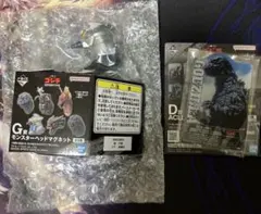 一番くじ ゴジラ モンスターヘッドマグネット モゲラ　おまけのサムネイル