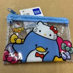 【新品❤️未使用】サンリオ50周年フラットポーチ⭐️小物入ポッチャコ　サム