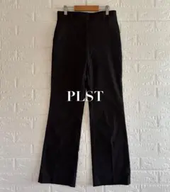 PLST｜プラステ｜ナイロン 麻混 ストレッチ パンツのサムネイル