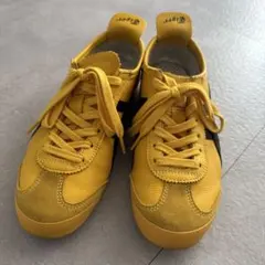 オニツカタイガー　イエロー スニーカー