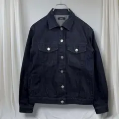 EMODA デニムジャケット 濃紺 F ショート丈 春 羽織 人気 レディース