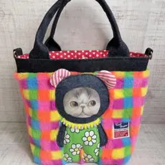 ゆ*ら様 ファー＊トートバッグ＊コヤンイサムチョン