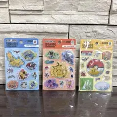 韓国限定 ポケモンシール ウォーターシール カプセルシール　3点セット
