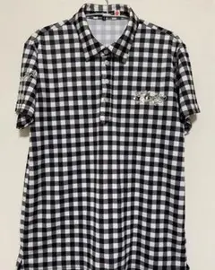 Dance With Dragon チェック ポロシャツ サイズ2 スパンコール