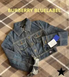 新品★BURBERRY BLUELABEL★ ボレロ丈　デニムジャケット