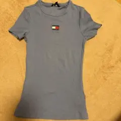 TOMMY JEANS リブ 半袖 Tシャツ ブルー XSのサムネイル