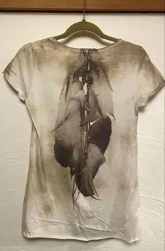 goaレア羽根プリント ホワイト ムラ染Tシャツまとめ買いで6000円 goa Tシャツ2枚セット - メルカリ