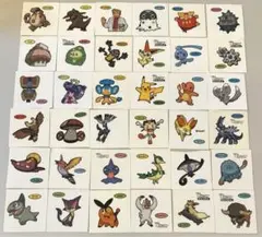 ポケモンパン　デコキャラシール　36点まとめ売り