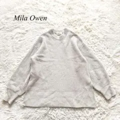 K2❤️専用❤️【ミラオーウェン】オーバーサイズニット　ボリューム袖　スリット