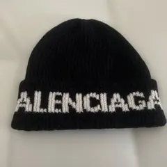 美品⚡️ BALENCIAGA ビーニー ニット帽 ブラック 黒 ロゴ 総柄 レア 2025年最新】BALENCIAGA メンズ ニット帽・ビーニーの人気