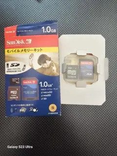 SanDisk 1GB モバイルメモリーキット microSD