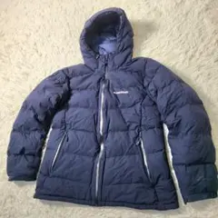 【美品】モンベル　GORE-TEX パーマフロスト ライトダウンパーカL紺