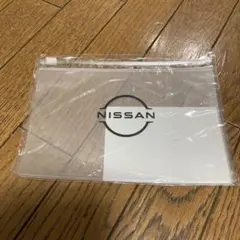 NISSAN マルチフラットポーチ　透明のサムネイル