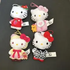ハローキティ ぬいぐるみ 4体セット