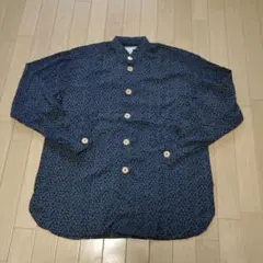 ☆サカイ☆花柄 ネイビー 半袖シャツ ☆ポリエステル100%☆ | Mercari