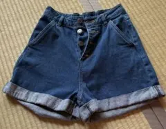 デニムショートパンツ160