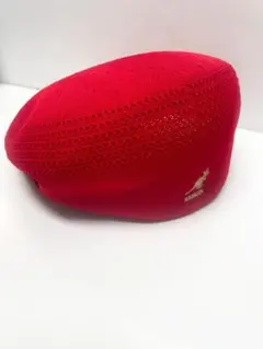 美品 KANGOL カンゴール 帽子 ハット ベレー帽 赤　RED M