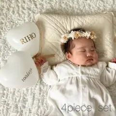 バルーン　誕生日　風船　ハーフバースデー ハートバルーン 100日祝い 1/2