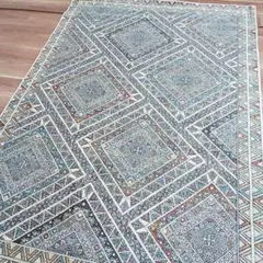 ベルギー製 ラグ 絨毯 チャド レーヨン60% 綿40% 195×135㎝