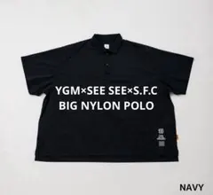 YGM×SEE SEE×S.F.C BIG NYLON POLO NAVYのサムネイル