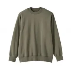 無印良品　紳士　スウェットシャツメンズＬ・カーキのサムネイル