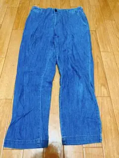 無印良品 デニムパンツ コットン 綿 薄手 やわらかい素材