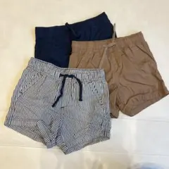 H&M 半ズボン 92サイズ 3色セット