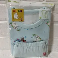 ユニクロ／Moomin 半袖パジャマ 110 水色