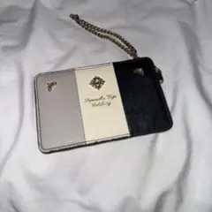 サマンサタバサ パスケース 黒