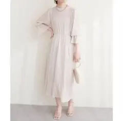 リバイバル/前後2WAY/大人ニュアンスな総プリーツおしゃれワンピース