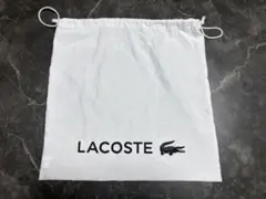 LACOSTE ラコステ 巾着袋 ショッパー ホワイト