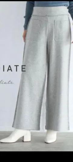 新品試着のみスコットクラブ ラディエイトradiate メルトンワイドパンツM