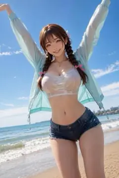 【S8801】A4ポスター／2L写真 AIフォト [透け感]